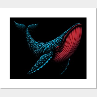 Majestic Whale Posters and Art